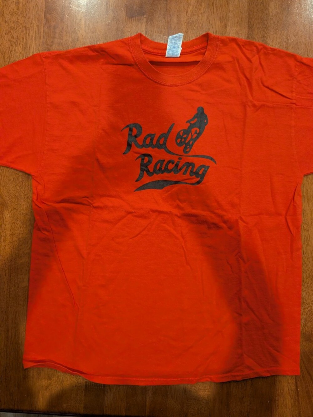Rad Racing BMX Red T-Shirt Men Size XL Short Sleeve Graphic Tee Logo